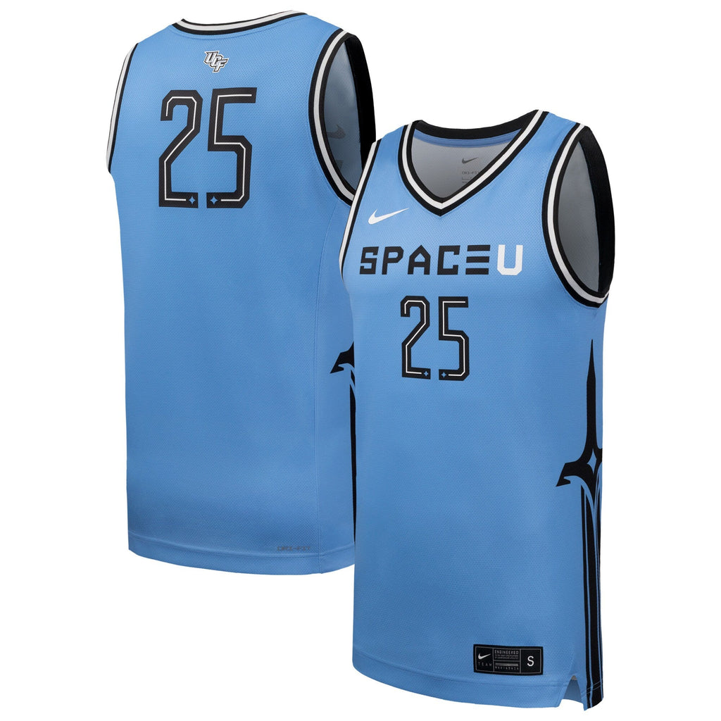 UCF Knights Space Game Replica Basketball Jersey - Light Blue product image 1, provided for visual reference and product