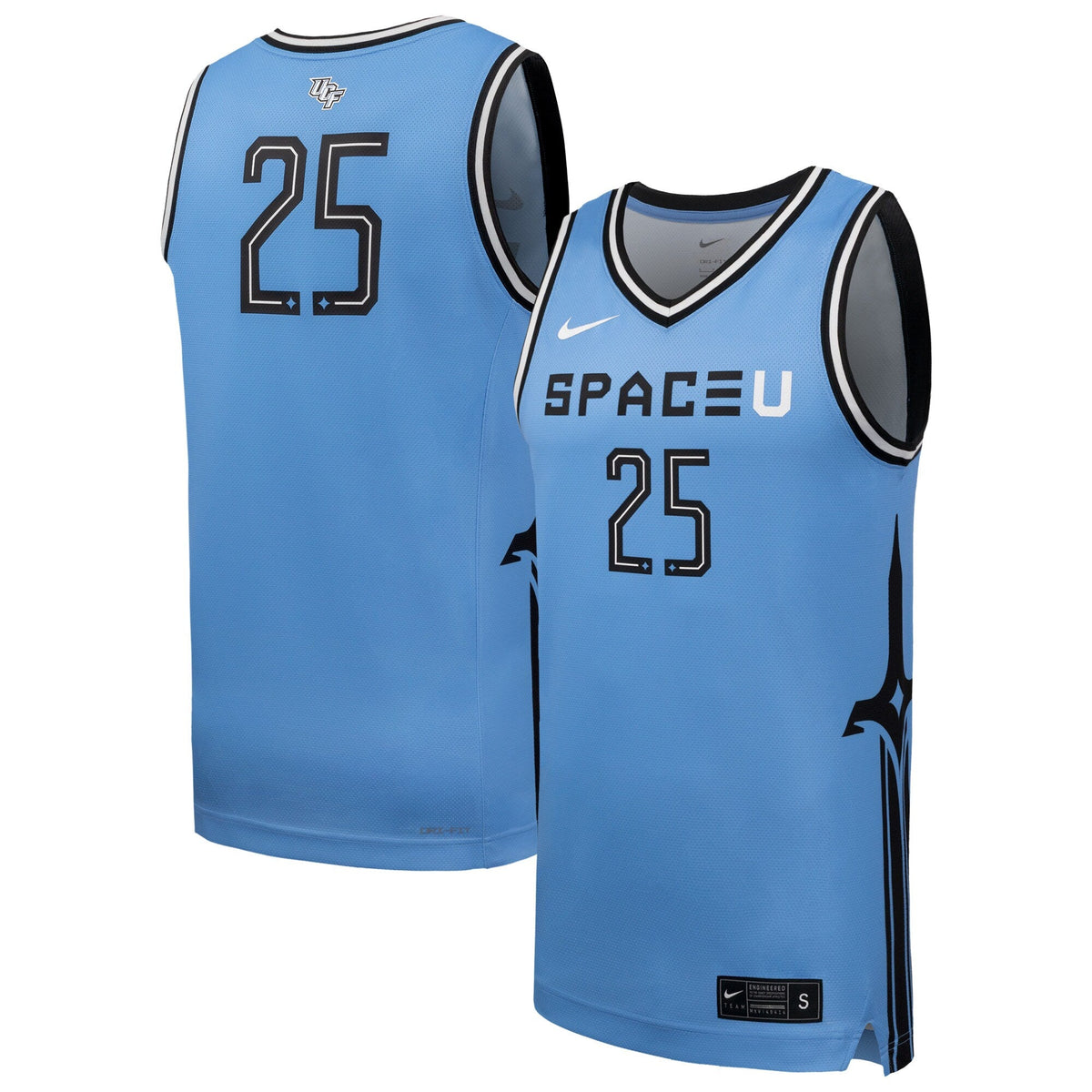 UCF Knights Space Game Replica Basketball Jersey - Light Blue product image 1, provided for visual reference and product