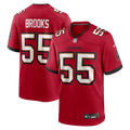 Tampa Bay Buccaneers Derrick Brooks Red Game Retired Player Jersey product image 1, provided for visual reference and