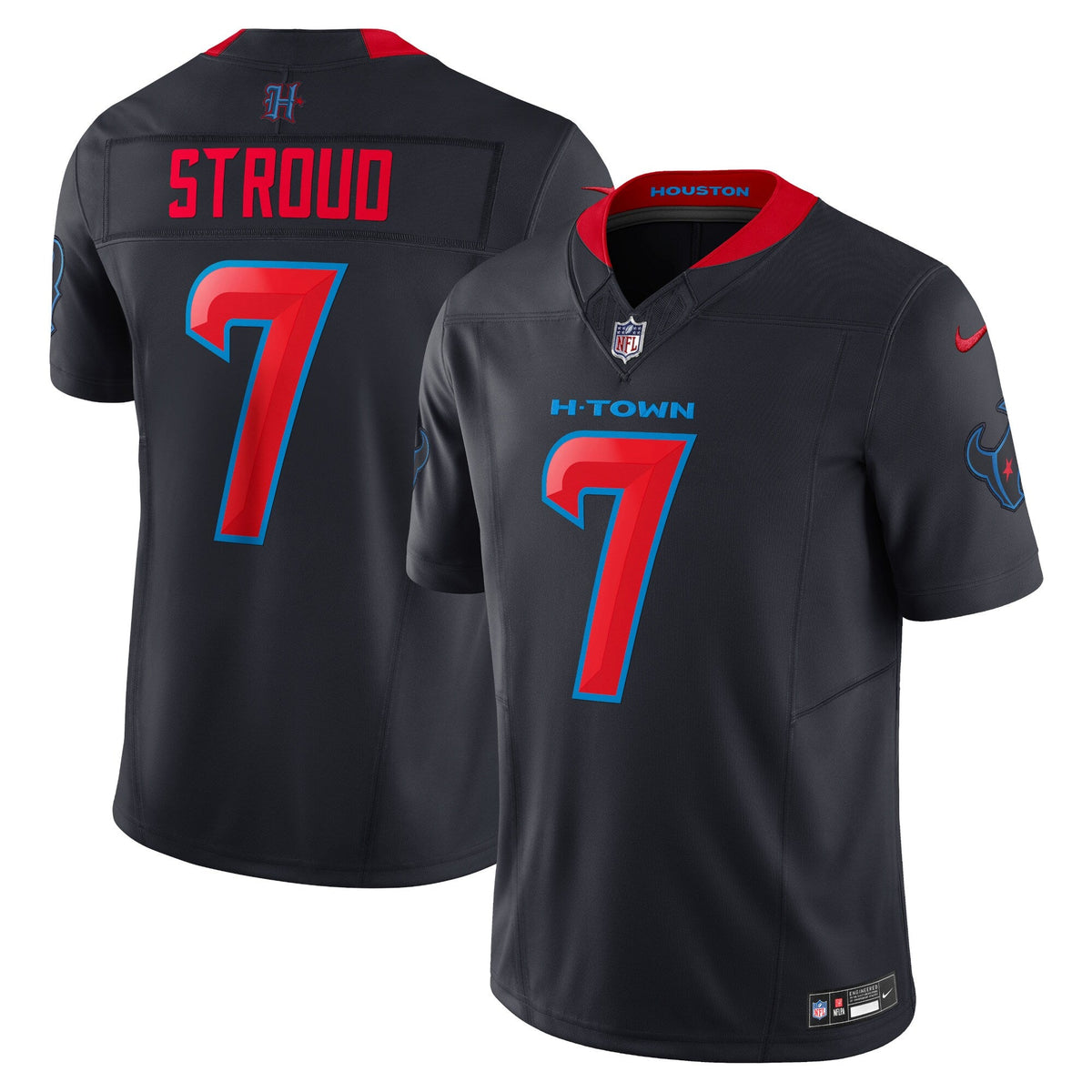 Houston Texans C.J. Stroud Navy 2nd Alternate Vapor F.U.S.E. Limited Jersey product image 1, provided for visual reference