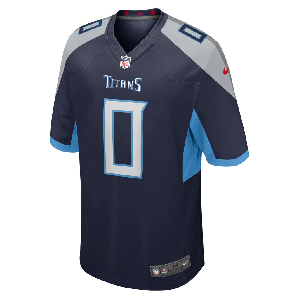 Tennessee Titans Calvin Ridley Navy Game Player Jersey product image 3, provided for visual reference and product detail