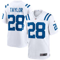 Indianapolis Colts Jonathan Taylor White Game Jersey product image 1, provided for visual reference and product detail review