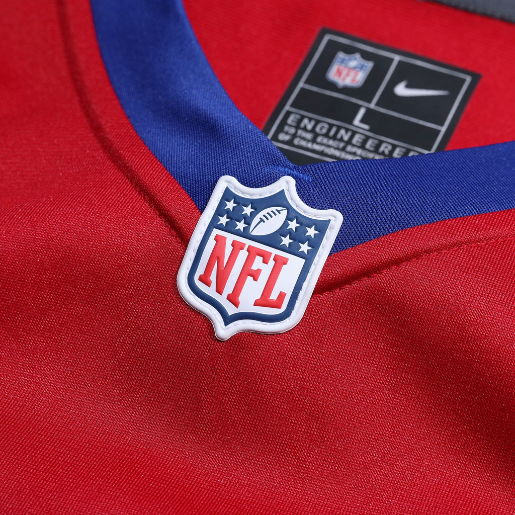 New York Giants Jalin Hyatt Century Red Alternate Player Game Jersey product image 5, provided for visual reference and
