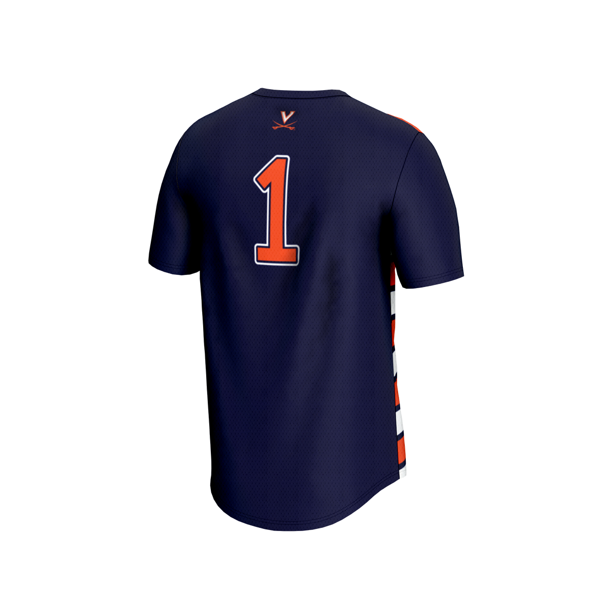 #1 Virginia Cavaliers Lightweight Soccer Fashion Jersey - Navy product image 4, provided for visual reference and product