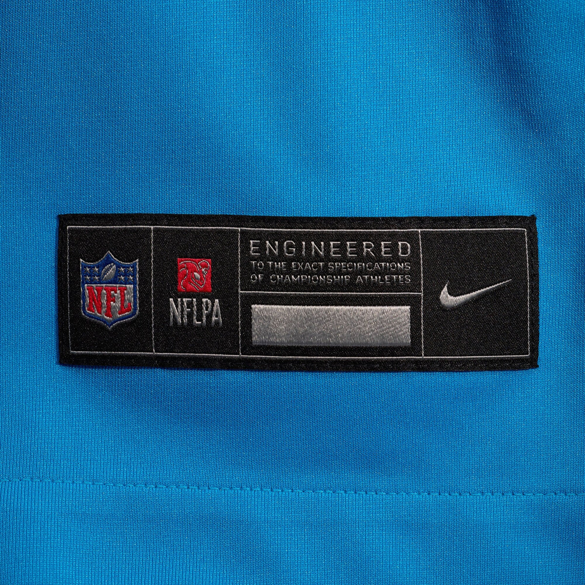 Carolina Panthers Blue Alternate Custom Game Jersey product image 7, provided for visual reference and product detail review
